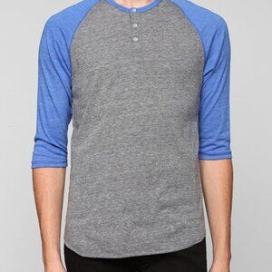 Alternate apparel vintage 90s Henley Men’s Large